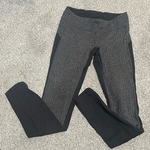 Ivivva by Lululemon‎ black and herringbone leggings girls size 8